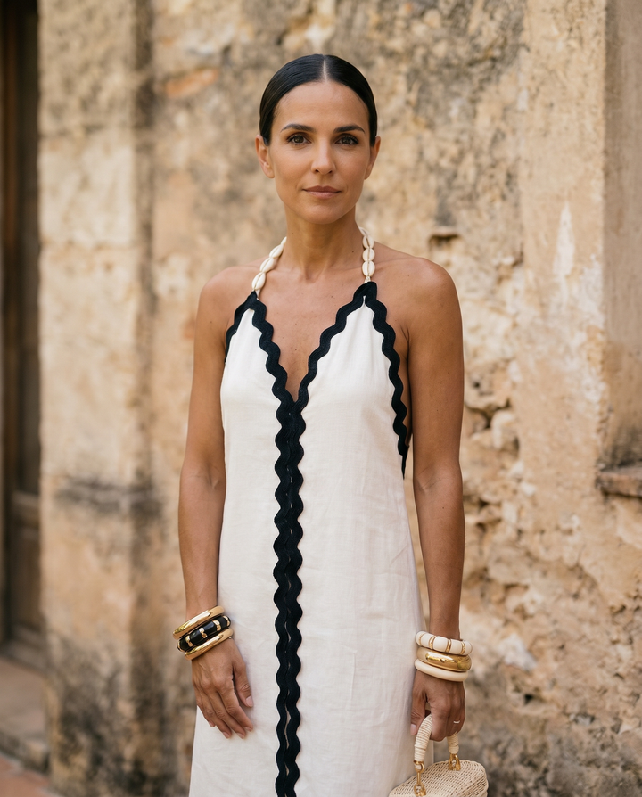 Noreli – langärmliges Maxikleid