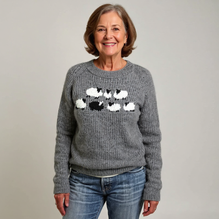 Tevian – Pullover mit Jacquard-Passe