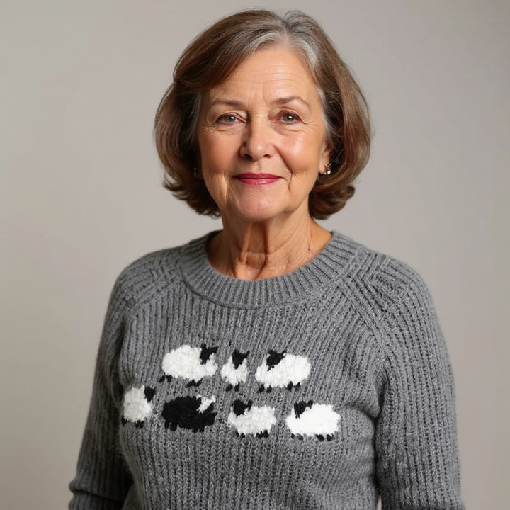 Tevian – Pullover mit Jacquard-Passe
