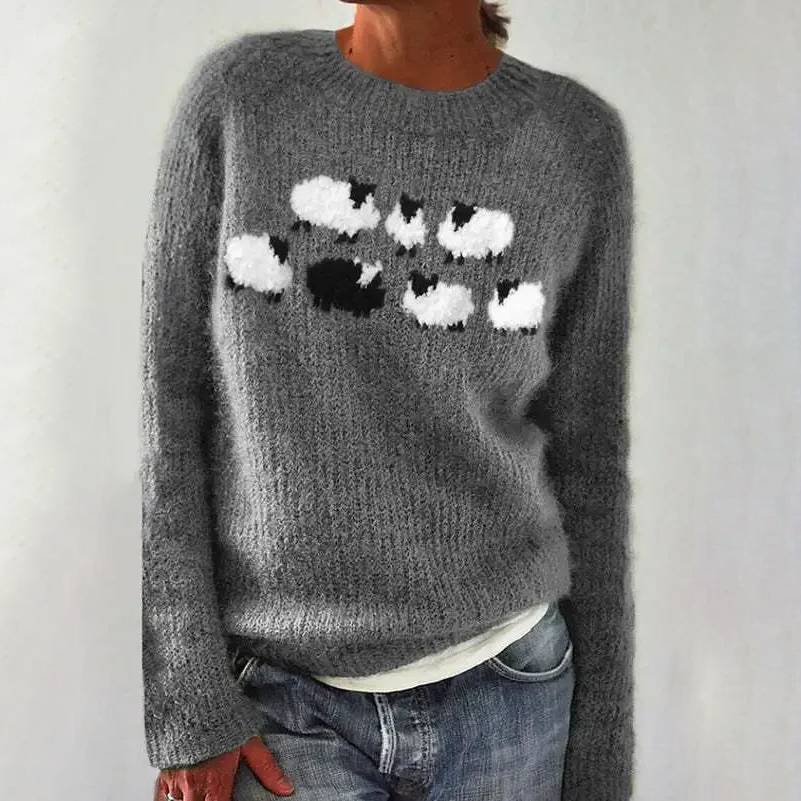 Tevian – Pullover mit Jacquard-Passe