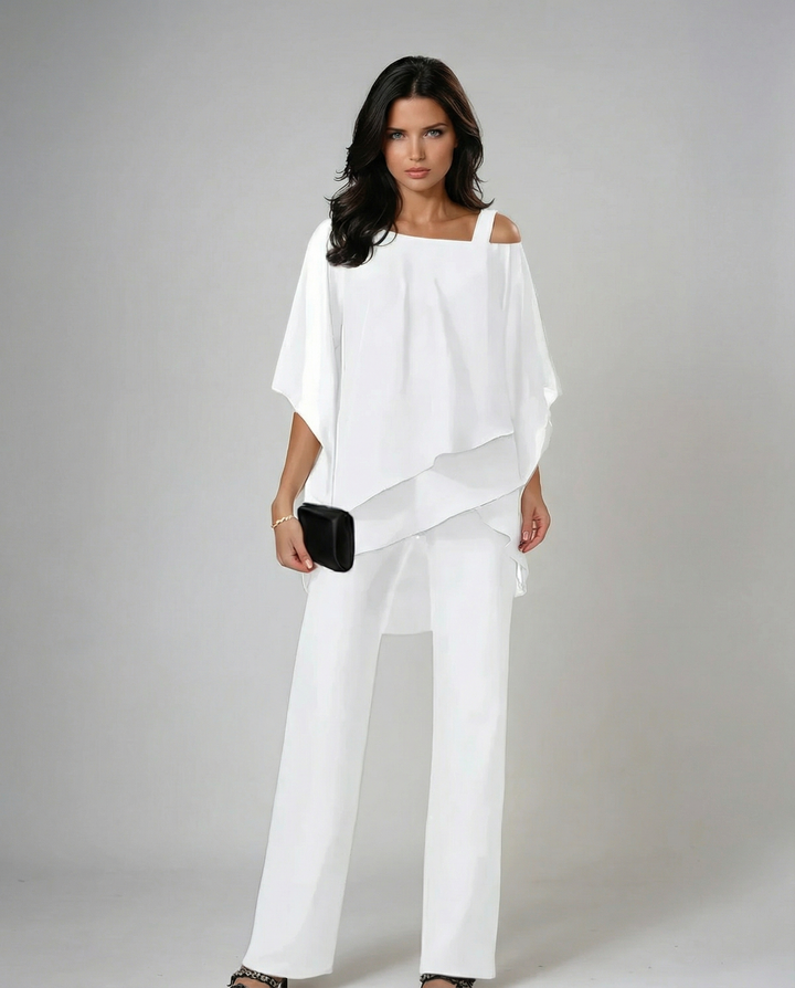 Vesara – asymmetrisches mehrlagiges Webstoff-Set