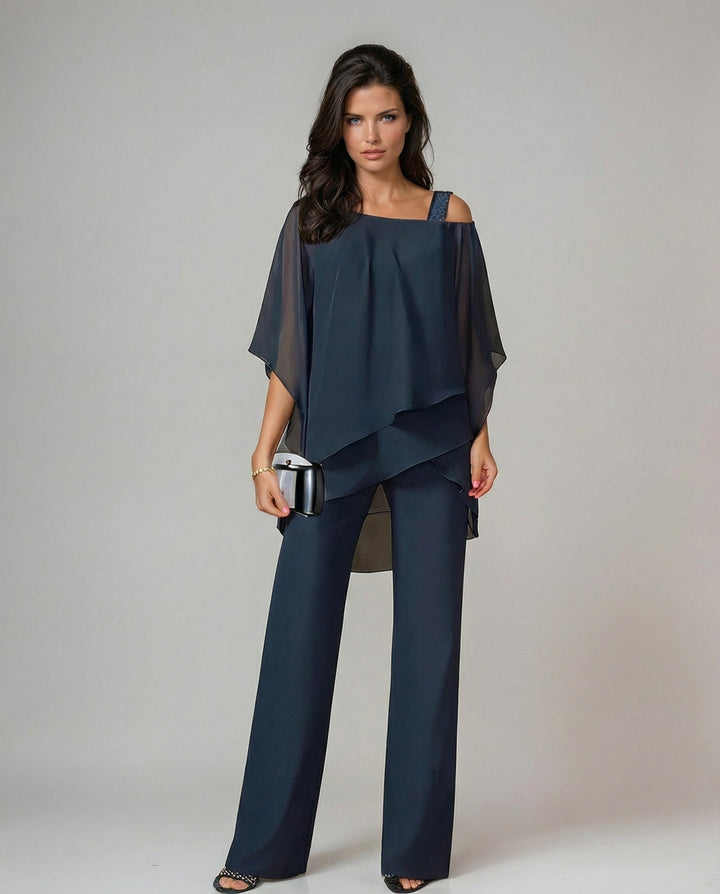 Vesara – asymmetrisches mehrlagiges Webstoff-Set