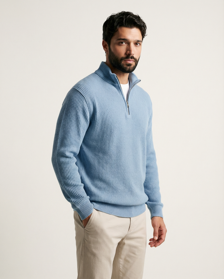 Half-Zip Knit Sweater