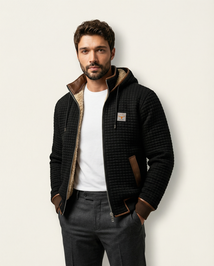 Fleece-Lined Padded Jacket