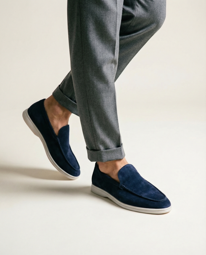 Suede Loafers
