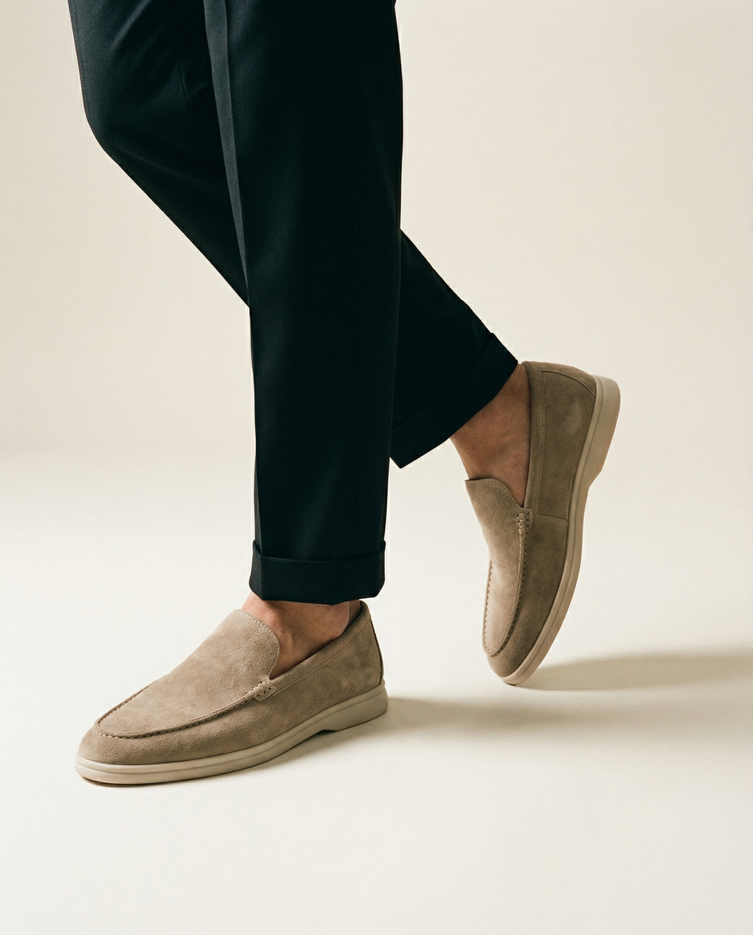 Suede Loafers