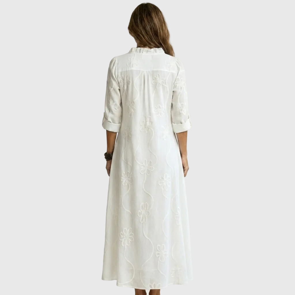 Nivara – Gewebtes Maxikleid