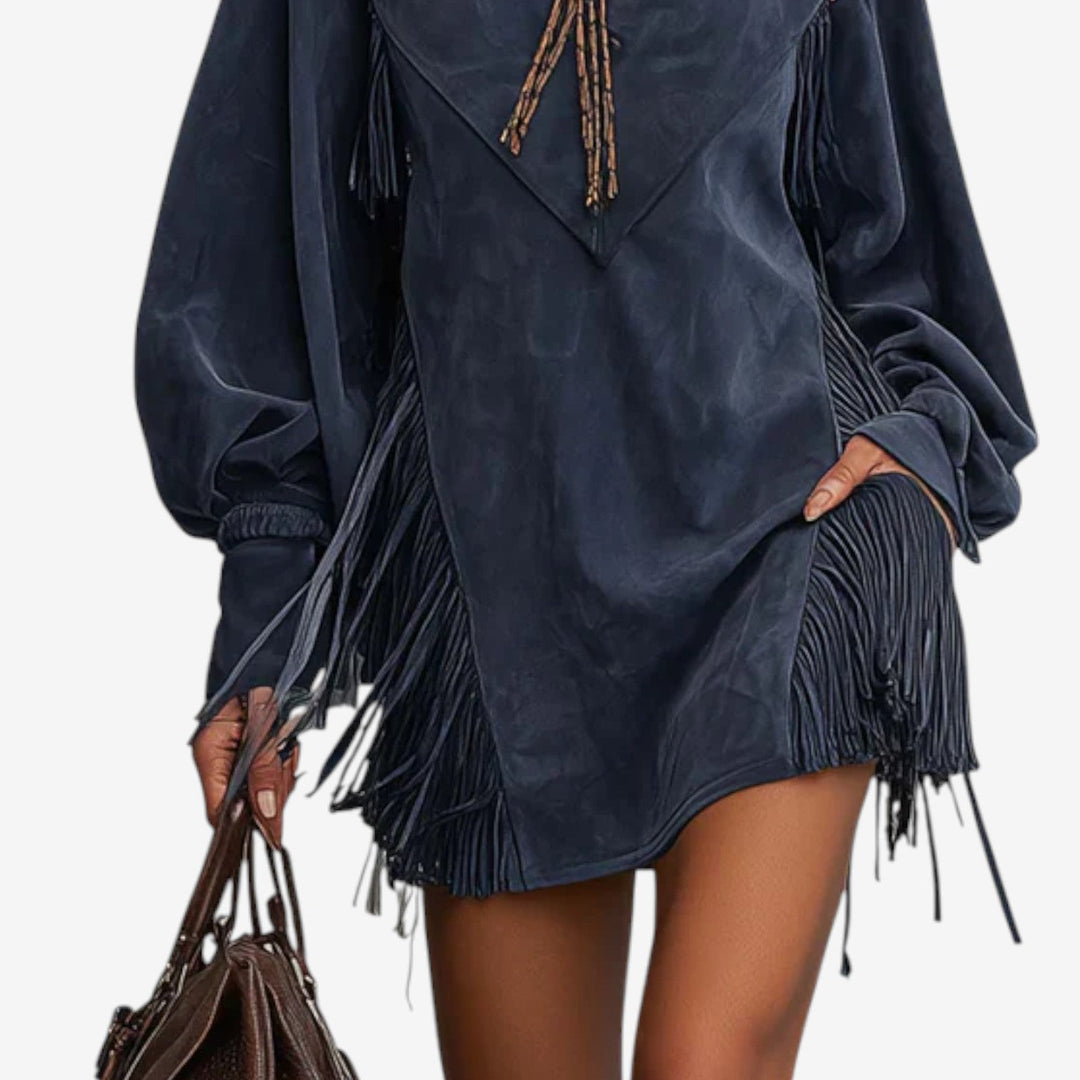 Draped Mini Dress