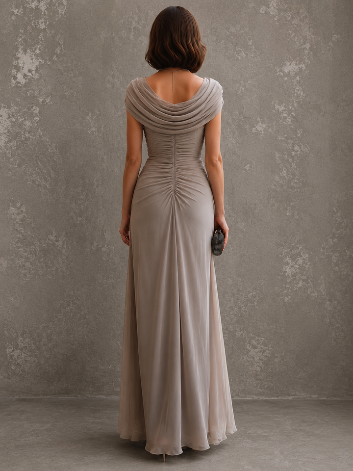 Seliva – Drapiertes Maxikleid