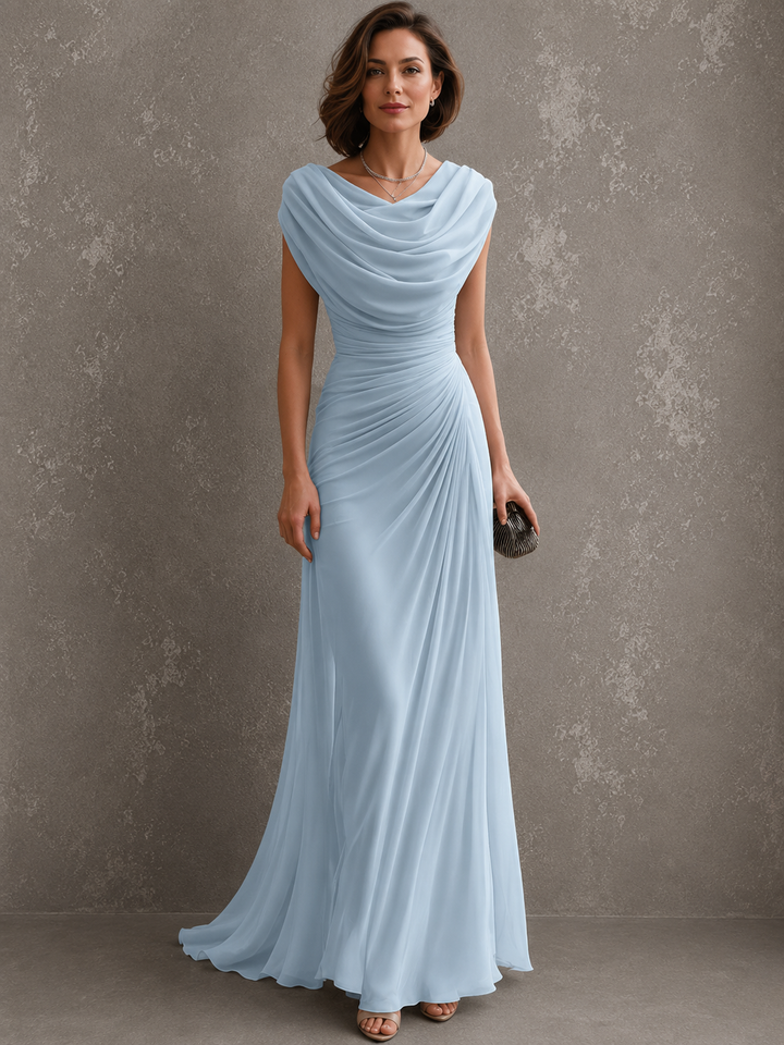 Seliva – Drapiertes Maxikleid