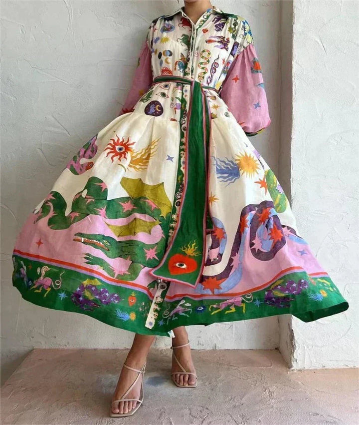 Jovena – Voluminöses Kleid