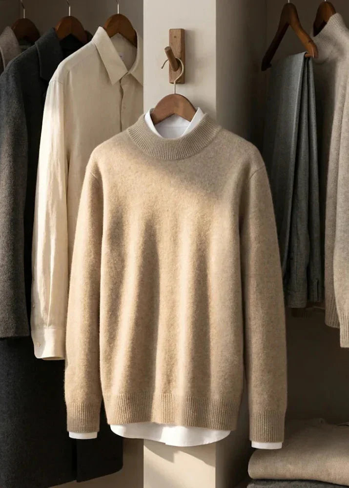 Orvyn - Fine-Knit Cashmere-Blend Sweater