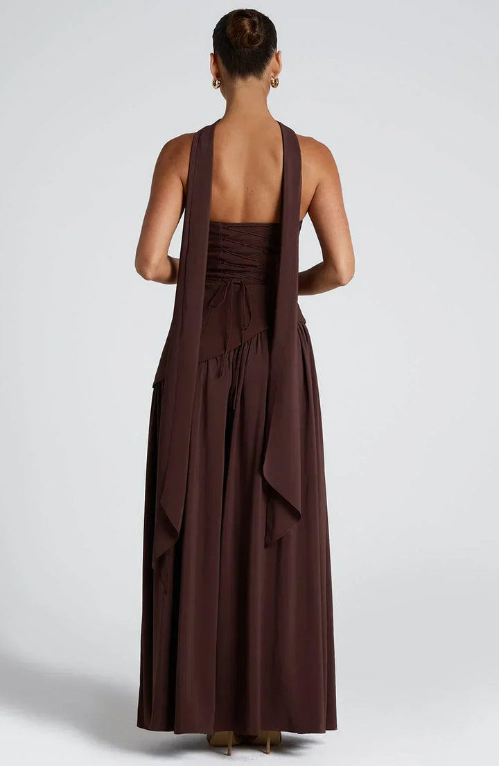 Eryla – Neckholder-Maxikleid