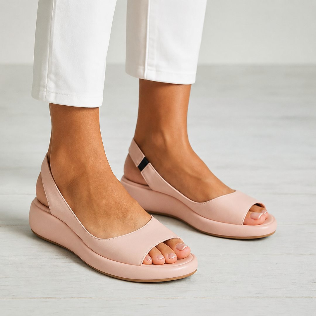 Kaelia – Sandalen mit schmalen Riemen und Gummisohle