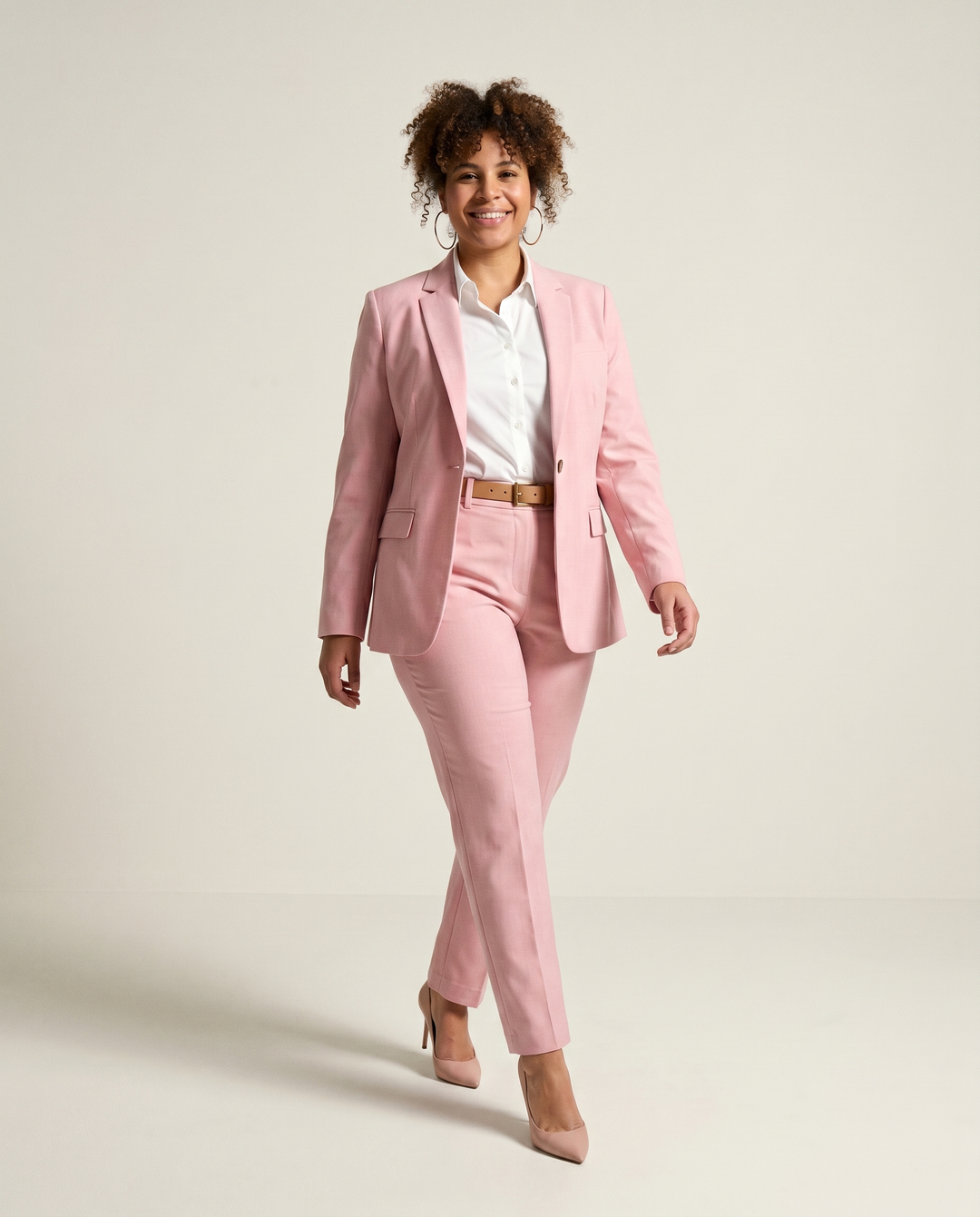 Lined Cotton Jacket and Trousers Set