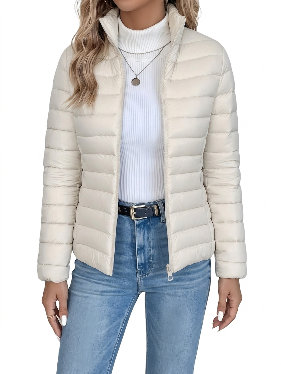 Tivelle – kanalgequiltete matte Jacke