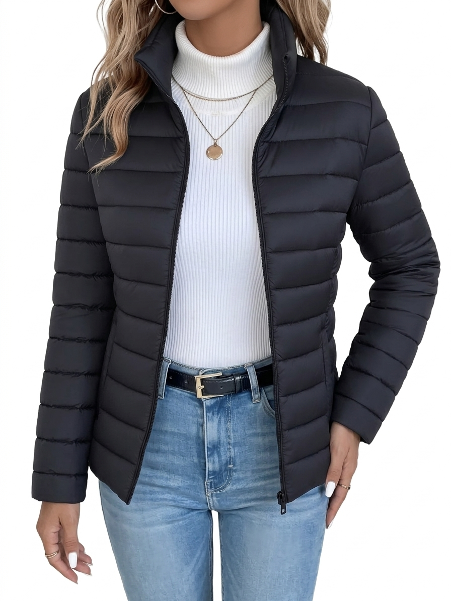 Tivelle – kanalgequiltete matte Jacke