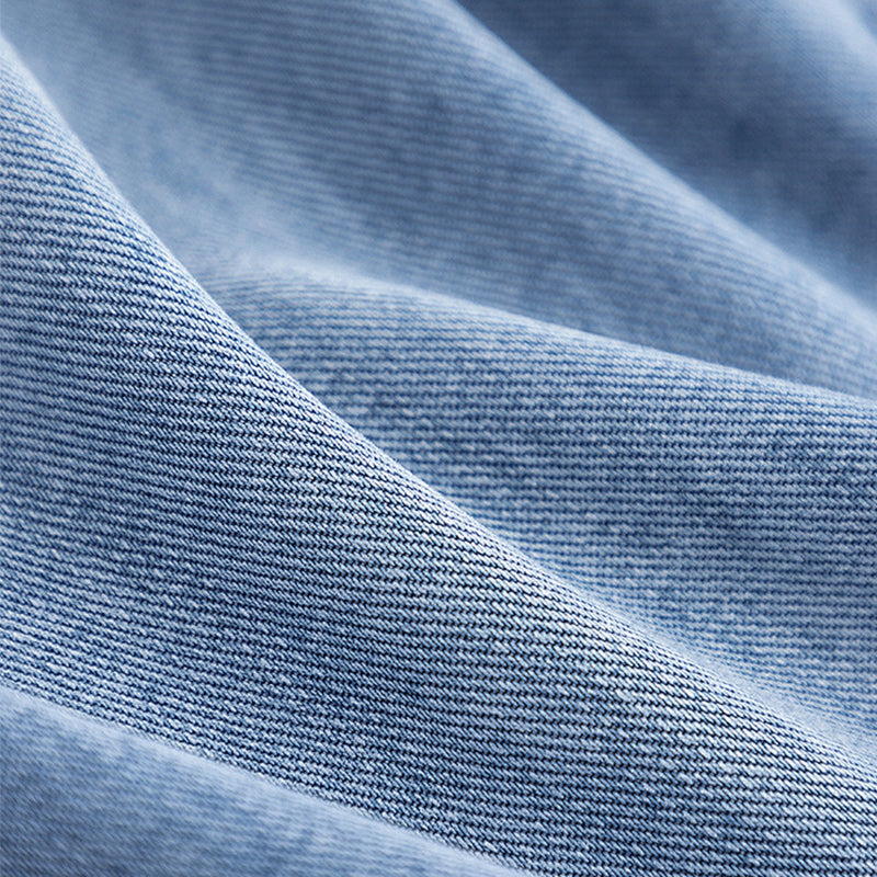 Calyra – Trenchcoat aus Stretchgewebe mit Jeansnähten