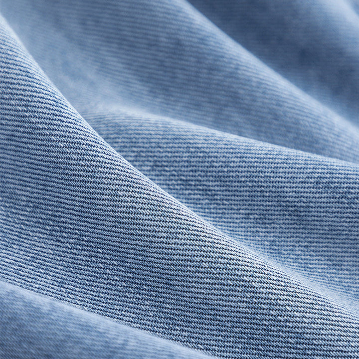 Calyra – Trenchcoat aus Stretchgewebe mit Jeansnähten