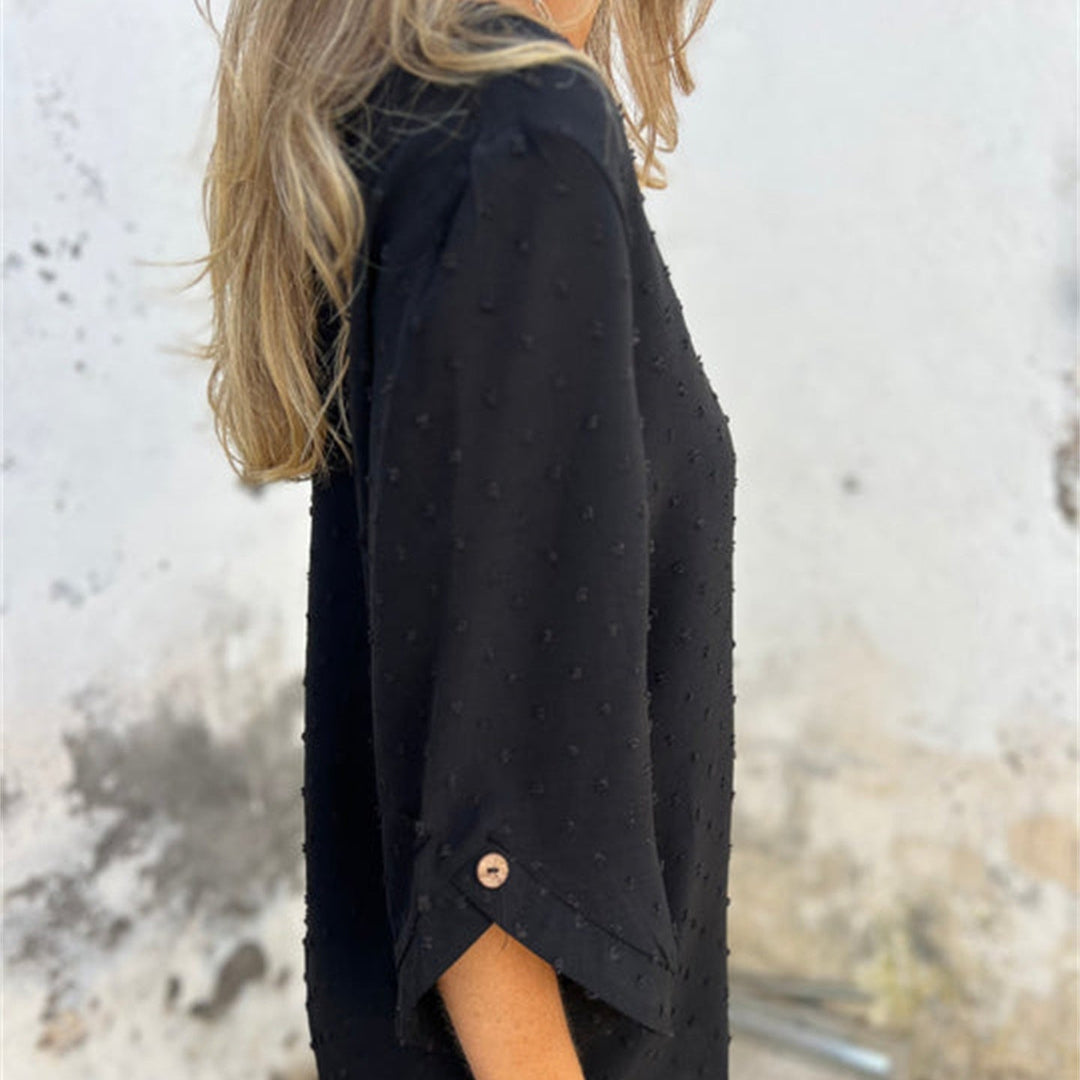 Avenna – Rundhals-Jacquard-Top