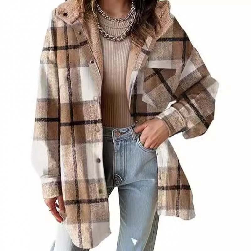 Nivara – Kapuzen-Flanelljacke
