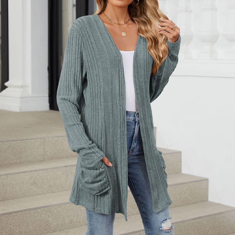 Virela – offene Strickjacke
