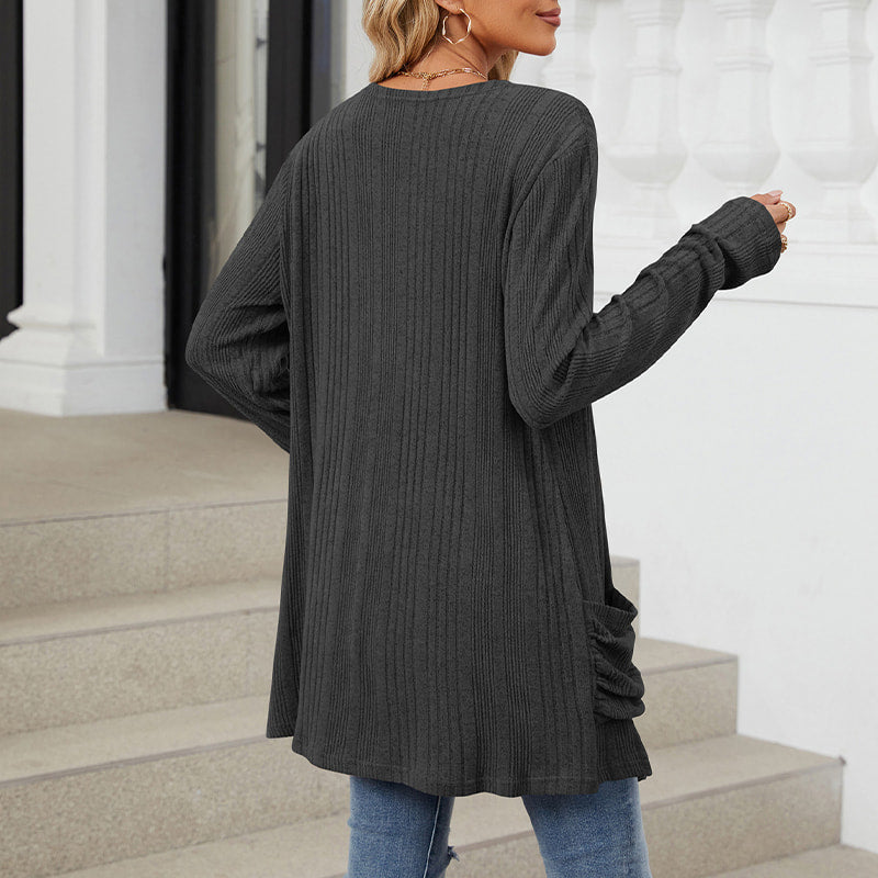 Virela – offene Strickjacke