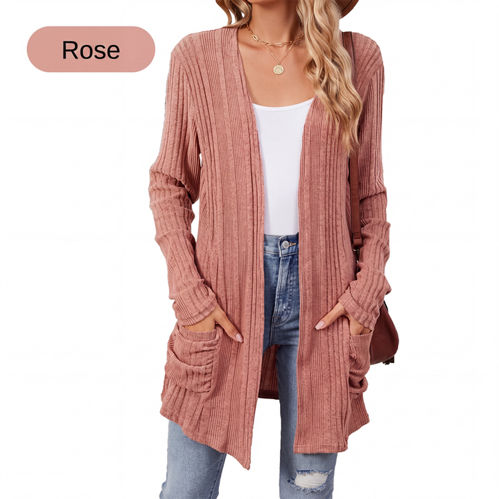 Virela – offene Strickjacke