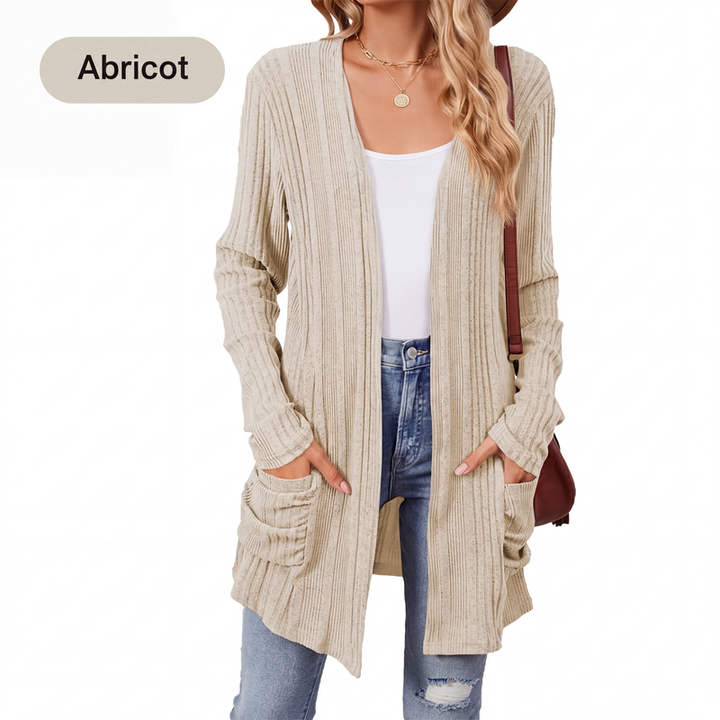 Virela – offene Strickjacke