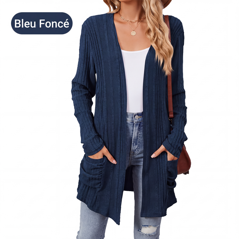Virela – offene Strickjacke