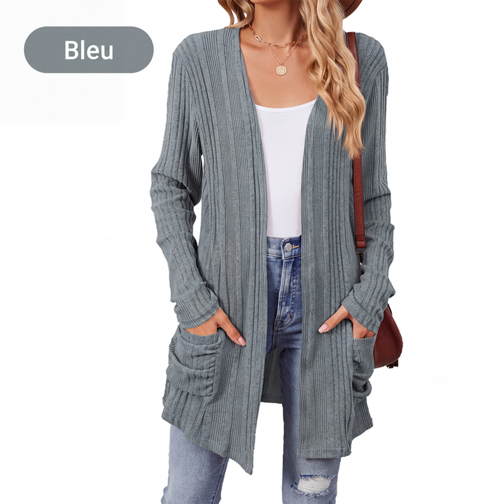 Virela – offene Strickjacke