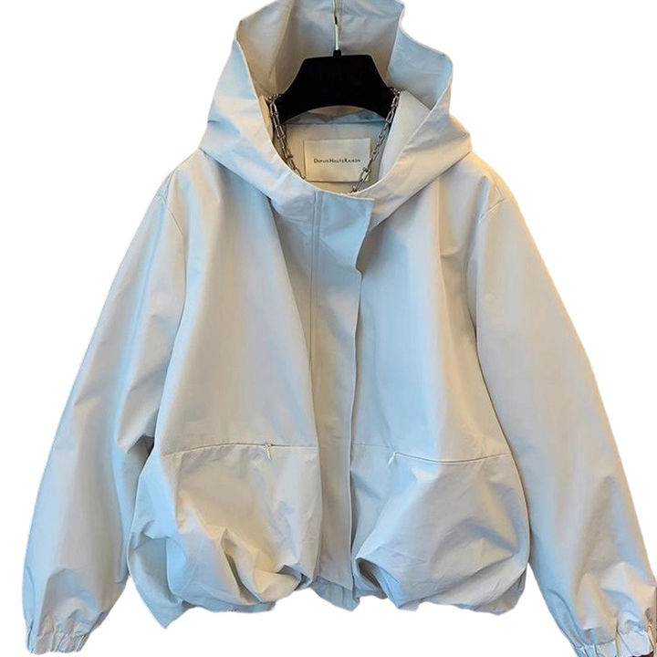Linara – wasserabweisende Windjacke mit gepufftem Saum