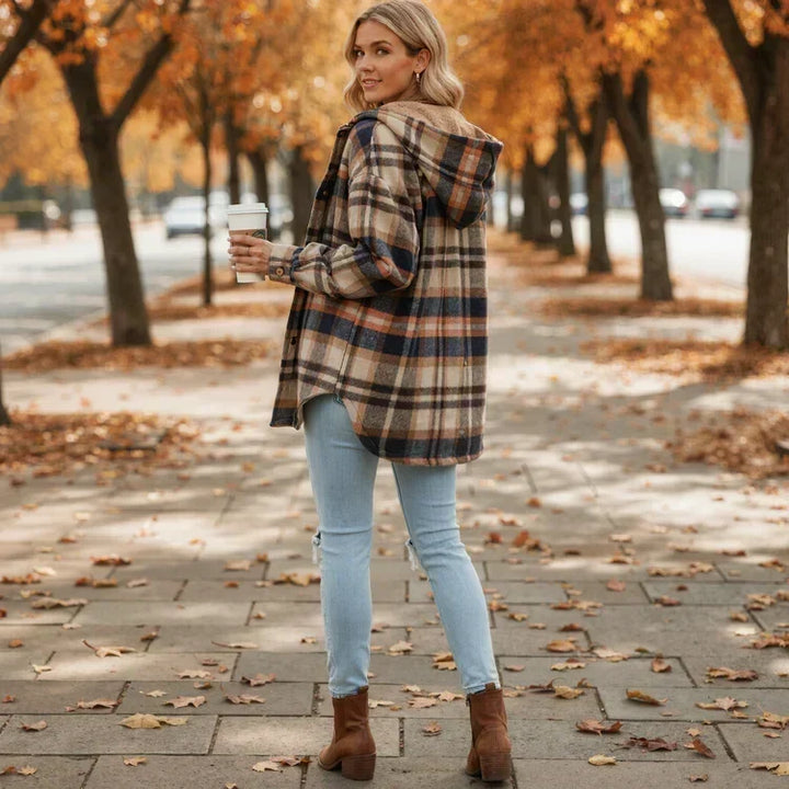 Nivara – Kapuzen-Flanelljacke